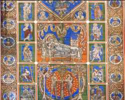 While visiting the church, you must see a fresco on the ceiling. It is 27.6 meters long and 8.7 meters wide. It depicts the Tree of Jesse showing the 